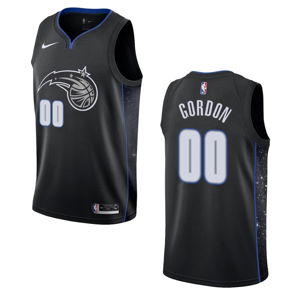 2019-20 Men Orlando Magic #00 Aaron Gordon City Edition Swingman Jersey - Black