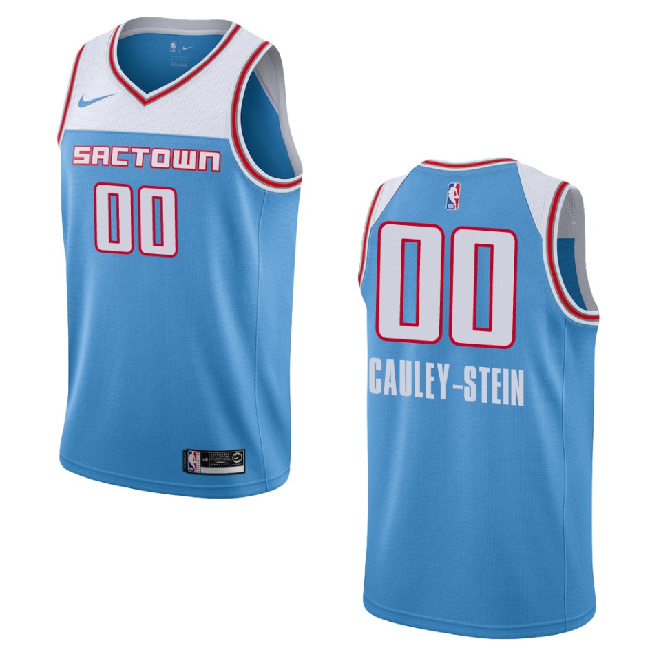 2019-20 Men Sacramento Kings #00 Willie Cauley-stein City Edition Swingman Jersey - Blue