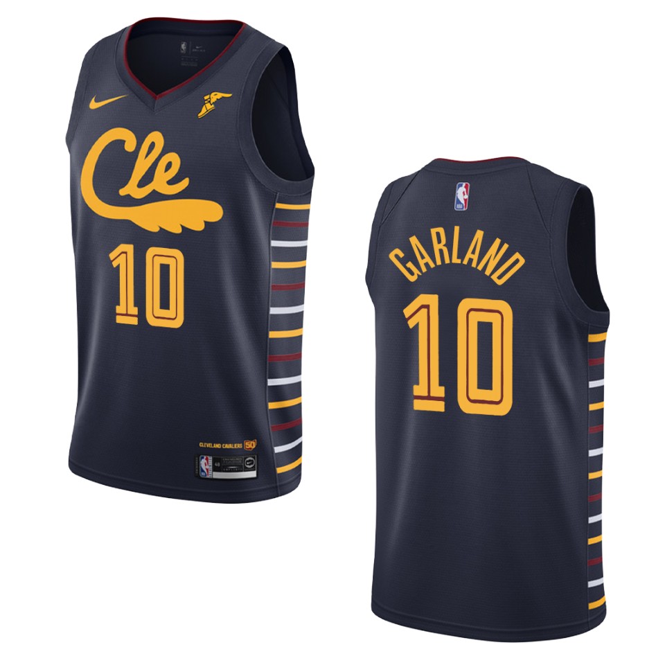 2019-20 Men's Cleveland Cavaliers #10 Darius Garland City Swingman Jersey - Navy