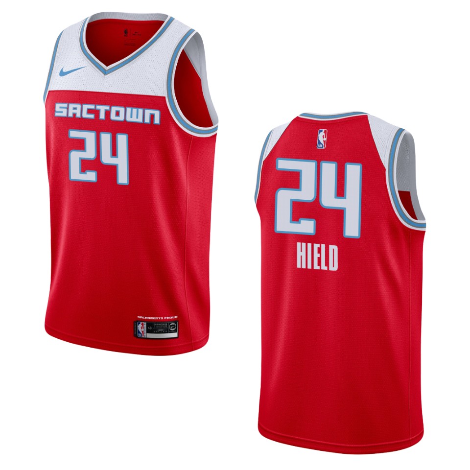 2019-20 Men's Sacramento Kings #24 Buddy Hield City Swingman Jersey - Red