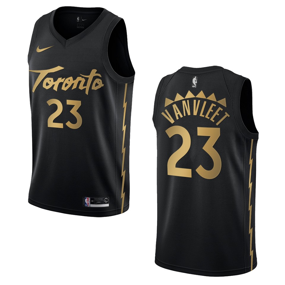 2019-20 Men's Toronto Raptors #23 Fred Vanvleet City Edition Swingman Jersey - Black