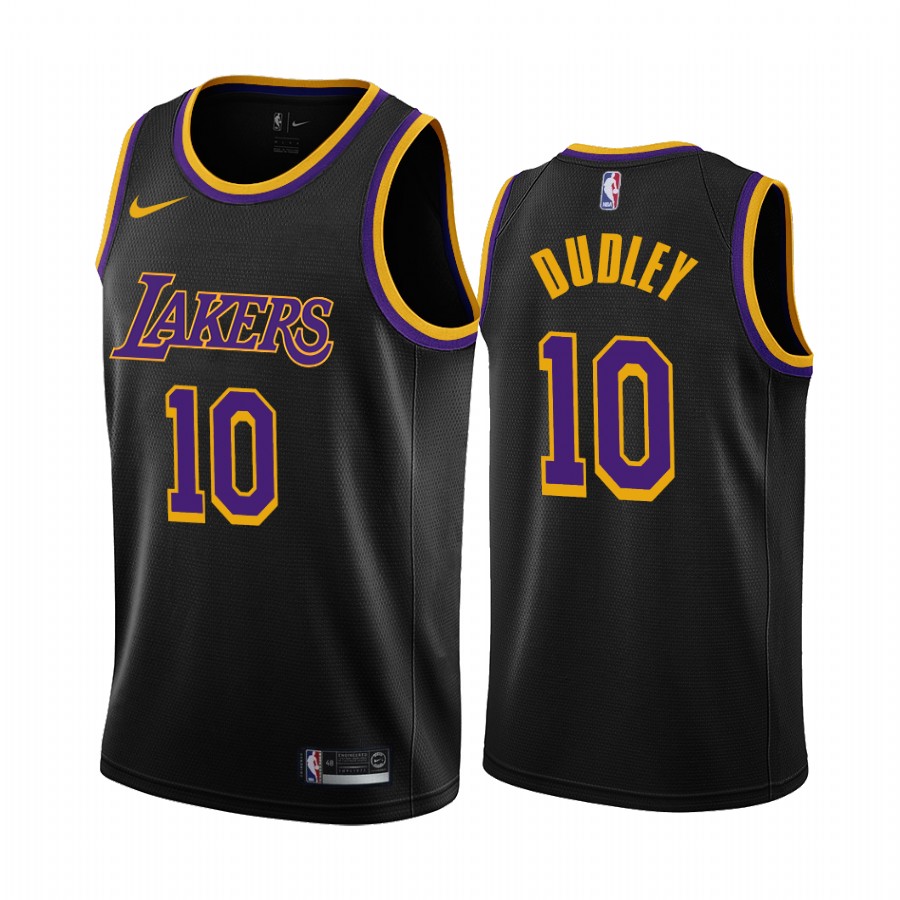 2020-21 Los Angeles Lakers Jared Dudley Earned Edition Black #10 Jersey