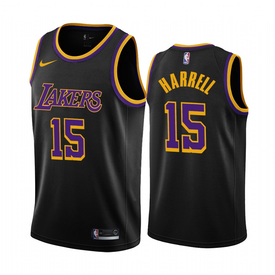 2020-21 Los Angeles Lakers Montrezl Harrell Earned Edition Black #15 Jersey