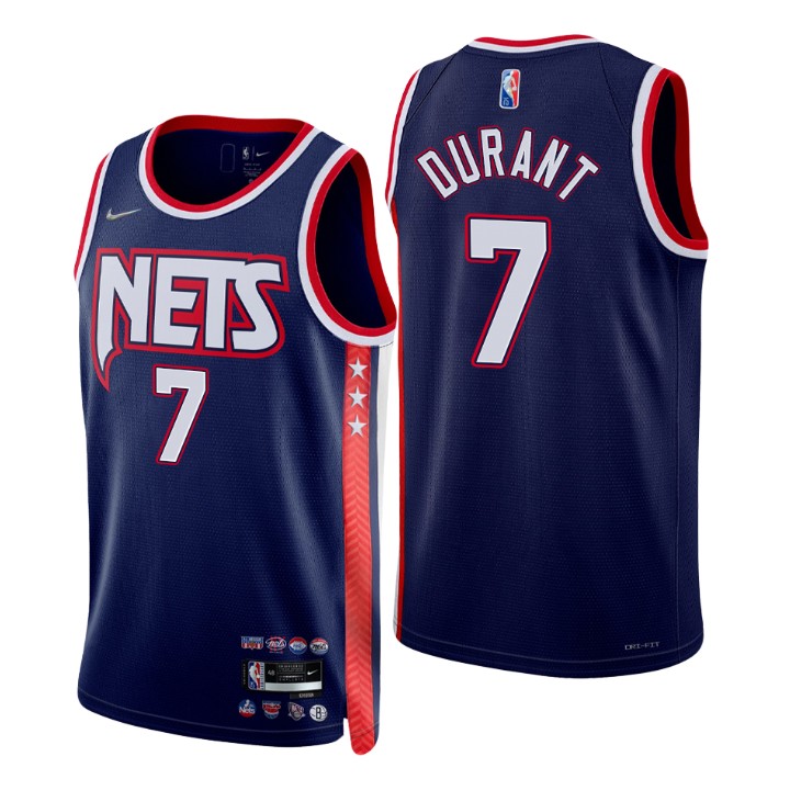 2021-22 Brooklyn Nets Kevin Durant City 75th Anniversary Jersey
