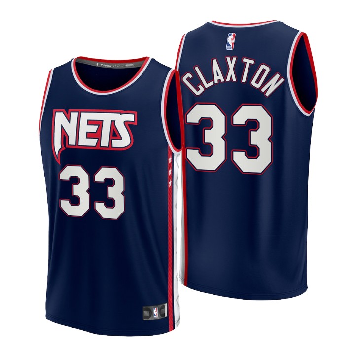 2021-22 Brooklyn Nets Nicolas Claxton Replica Jersey City