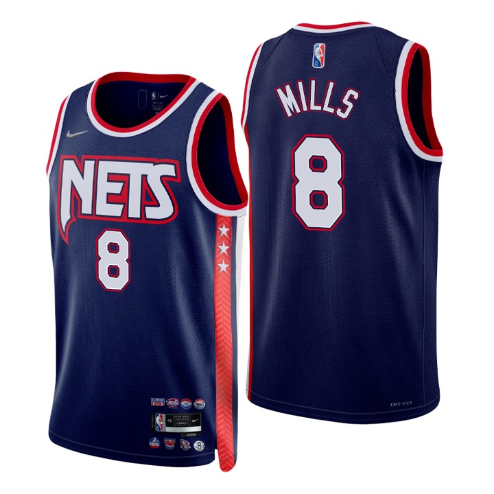 2021-22 Brooklyn Nets Patty Mills City 75th Anniversary Jersey