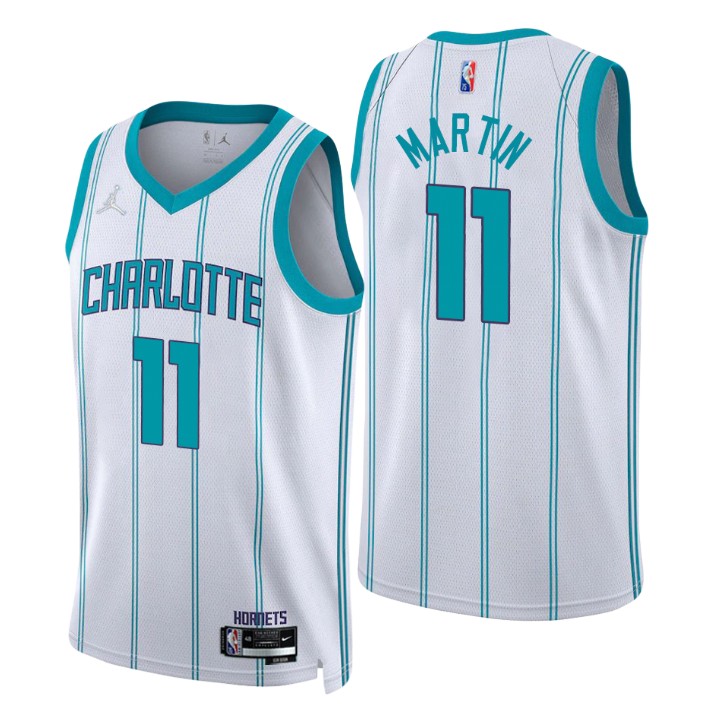 2021-22 Charlotte Hornets Cody Martin Association 75th Anniversary Jersey