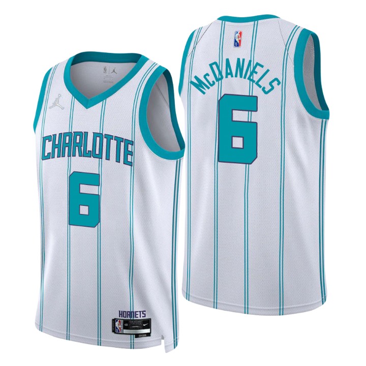 2021-22 Charlotte Hornets Jalen Mcdaniels Association 75th Anniversary Jersey