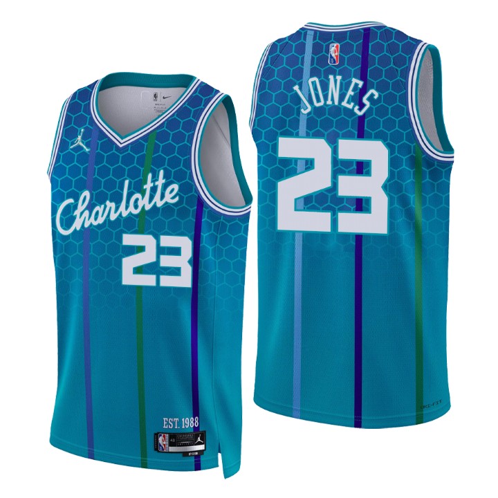 2021-22 Charlotte Hornets Kai Jones City 75th Anniversary Jersey