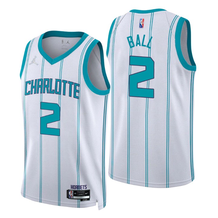 2021-22 Charlotte Hornets Lamelo Ball Association 75th Anniversary Jersey