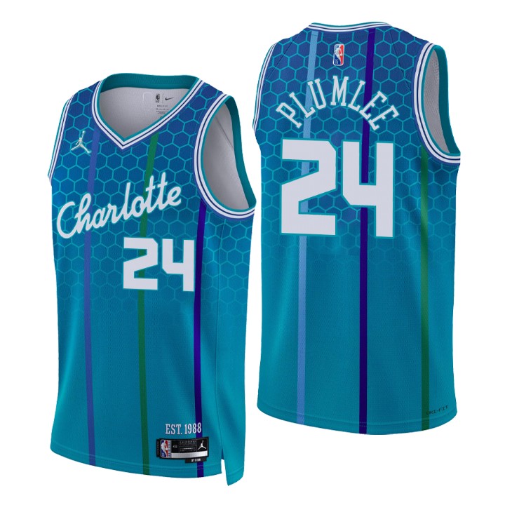 2021-22 Charlotte Hornets Mason Plumlee City 75th Anniversary Jersey
