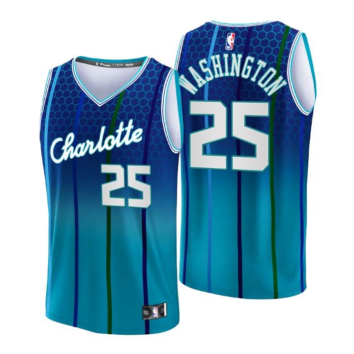 2021-22 Charlotte Hornets P. J. Washington Replica Jersey City