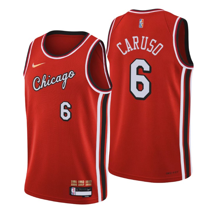 2021-22 Chicago Bulls Alex Caruso City 75th Anniversary Jersey