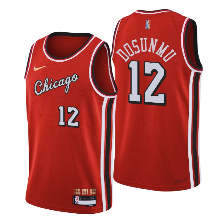 2021-22 Chicago Bulls Ayo Dosunmu City 75th Anniversary Jersey