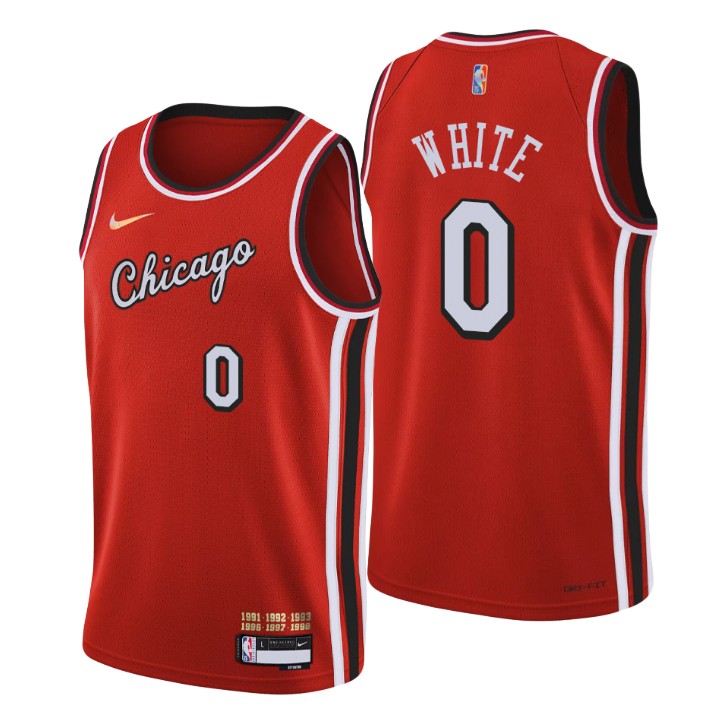 2021-22 Chicago Bulls Coby White City 75th Anniversary Jersey