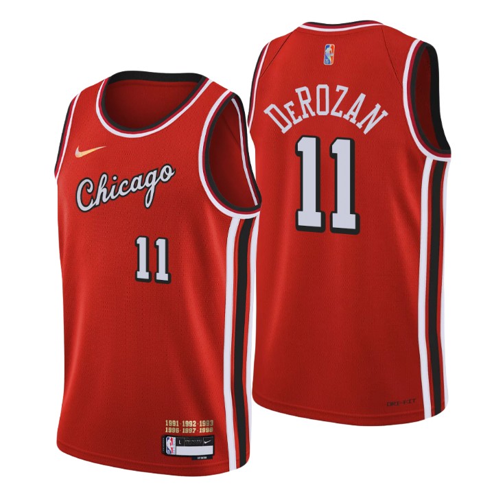 2021-22 Chicago Bulls Demar Derozan City 75th Anniversary Jersey