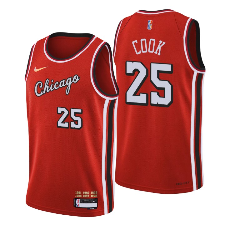 2021-22 Chicago Bulls Tyler Cook City 75th Anniversary Jersey