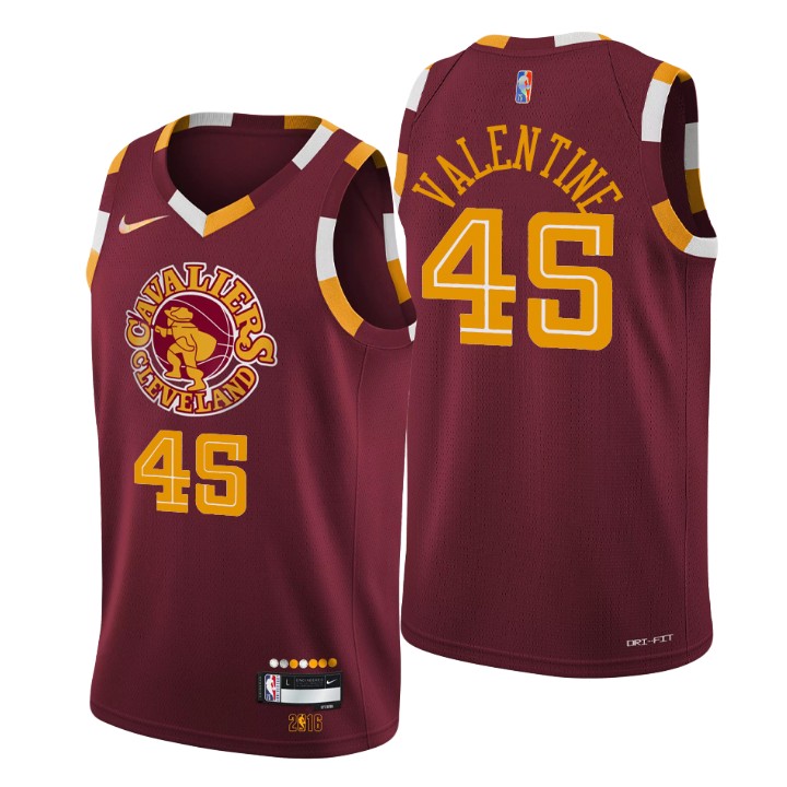 2021-22 Cleveland Cavaliers Denzel Valentine City 75th Anniversary Jersey