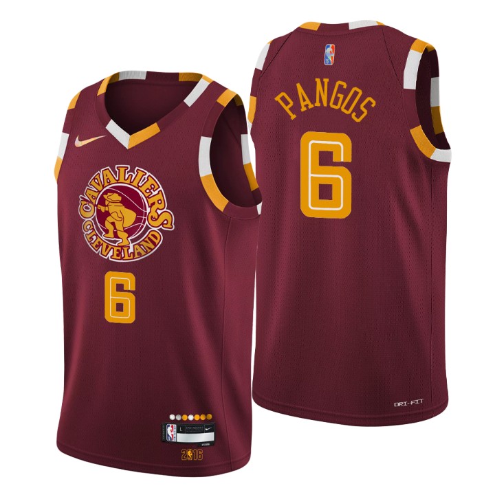 2021-22 Cleveland Cavaliers Kevin Pangos City 75th Anniversary Jersey
