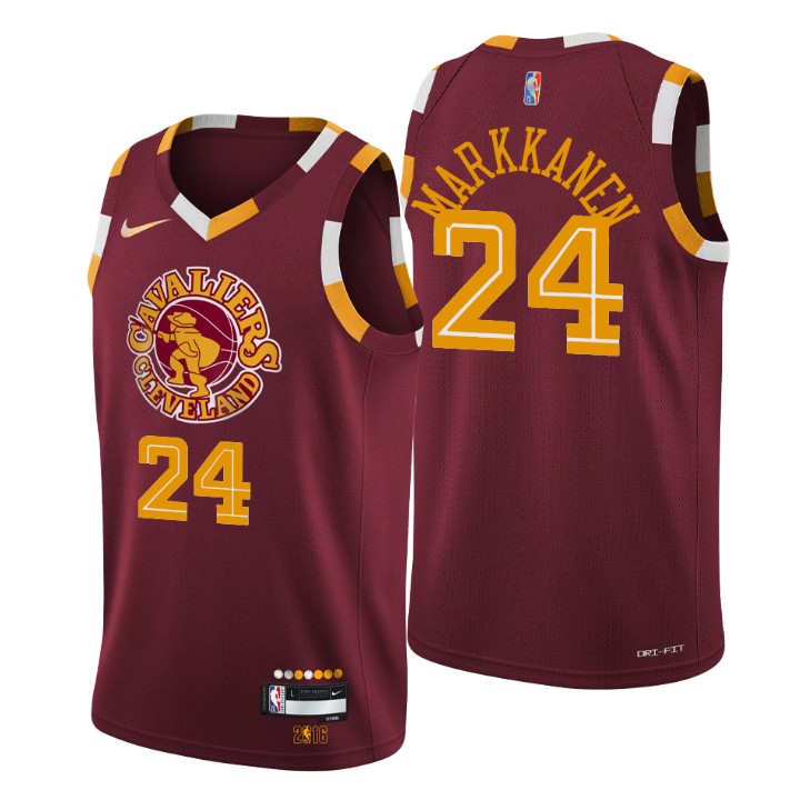 2021-22 Cleveland Cavaliers Lauri Markkanen City 75th Anniversary Jersey