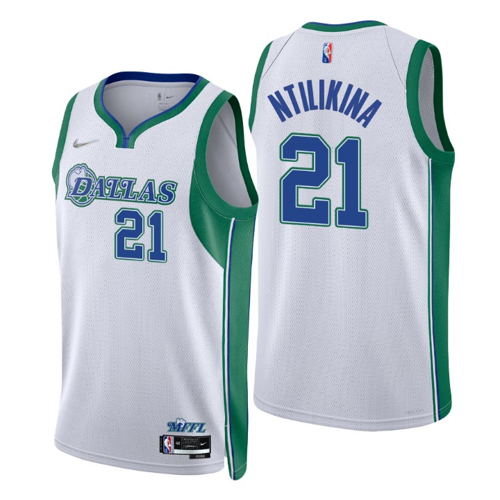 2021-22 Dallas Mavericks Frank Ntilikina City 75th Anniversary Jersey