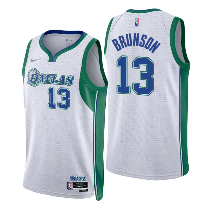 2021-22 Dallas Mavericks Jalen Brunson City 75th Anniversary Jersey