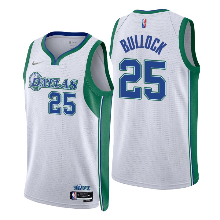 2021-22 Dallas Mavericks Reggie Bullock City 75th Anniversary Jersey