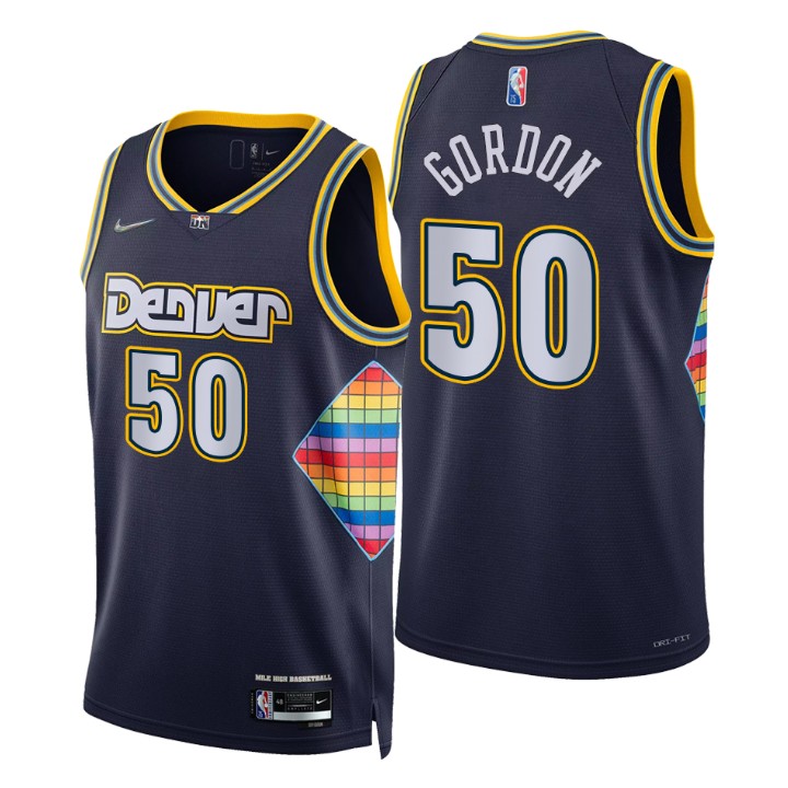 2021-22 Denver Nuggets Aaron Gordon City 75th Anniversary Jersey