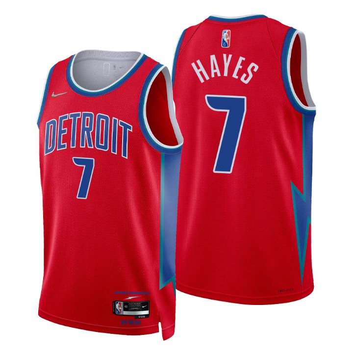 2021-22 Detroit Pistons Killian Hayes City 75th Anniversary Jersey