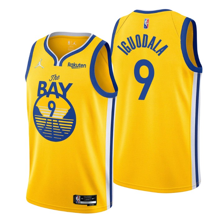 2021-22 Golden State Warriors Andre Iguodala Statement 75th Anniversary Jersey
