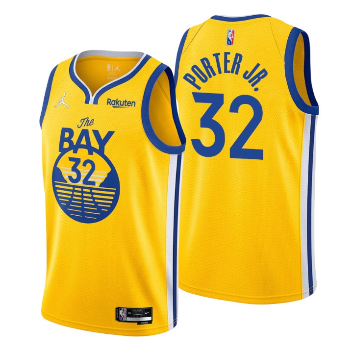 2021-22 Golden State Warriors Otto Porter Jr. Statement 75th Anniversary Jersey