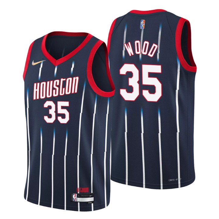 2021-22 Houston Rockets Christian Wood City 75th Anniversary Jersey