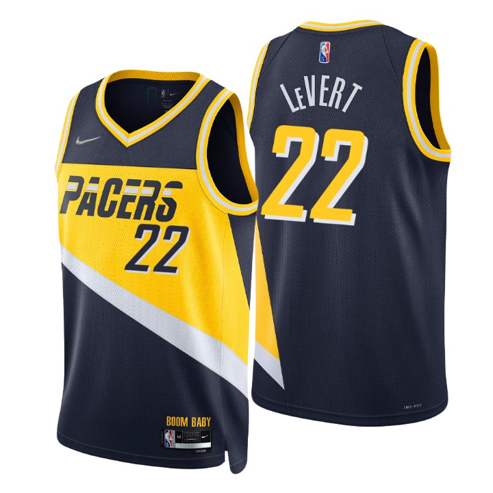 2021-22 Indiana Pacers Caris Levert City 75th Anniversary Jersey