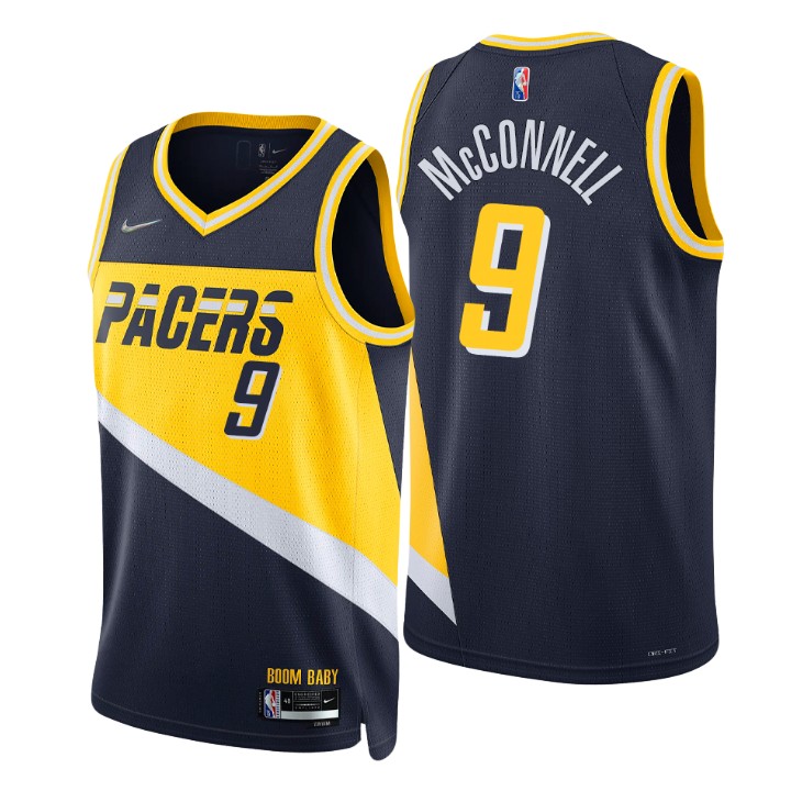 2021-22 Indiana Pacers T.j. Mcconnell City 75th Anniversary Jersey
