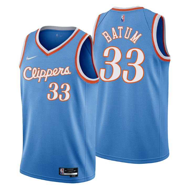 2021-22 Los Angeles Clippers Nicolas Batum City 75th Anniversary Jersey