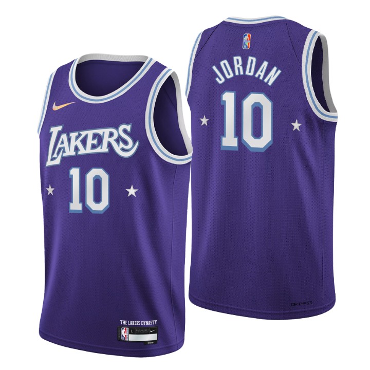 2021-22 Los Angeles Lakers Deandre Jordan City 75th Anniversary Jersey