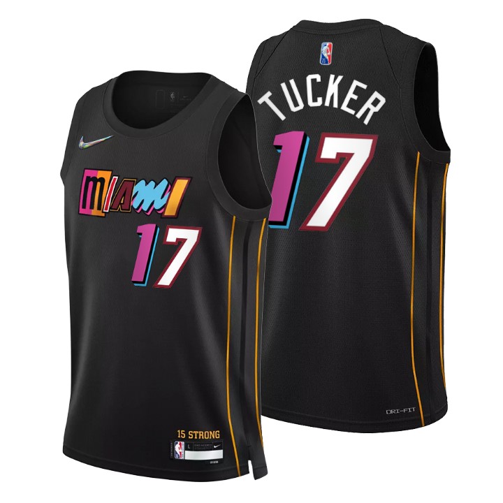 2021-22 Miami Heat P.j. Tucker City 75th Anniversary Jersey
