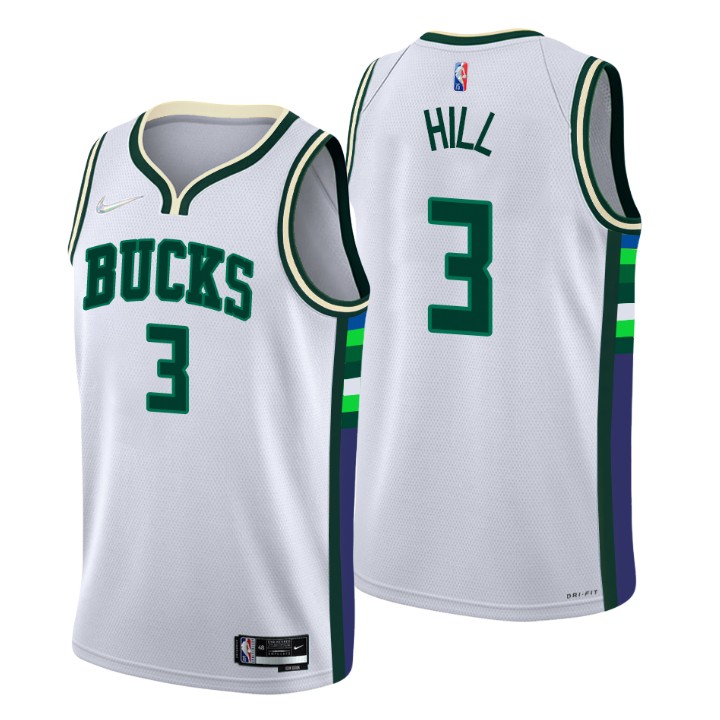 2021-22 Milwaukee Bucks George Hill City 75th Anniversary Jersey