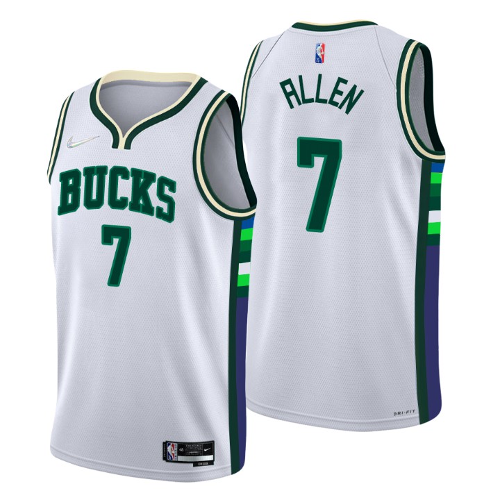 2021-22 Milwaukee Bucks Grayson Allen City 75th Anniversary Jersey