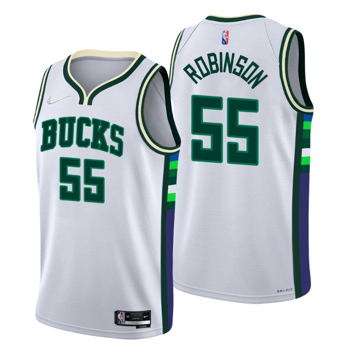 2021-22 Milwaukee Bucks Justin Robinson City 75th Anniversary Jersey