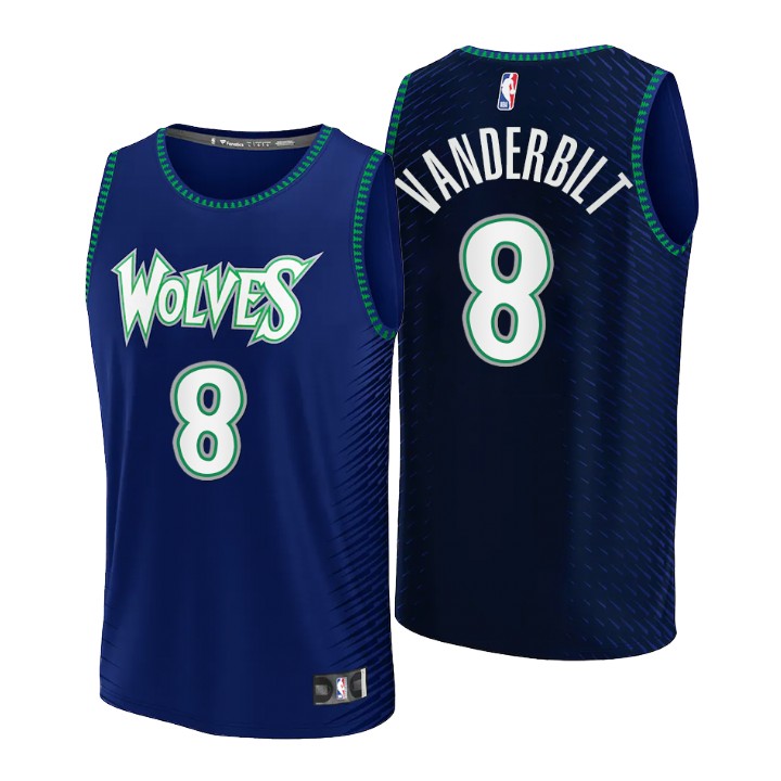 2021-22 Minnesota Timberwolves Jarred Vanderbilt Replica Jersey City