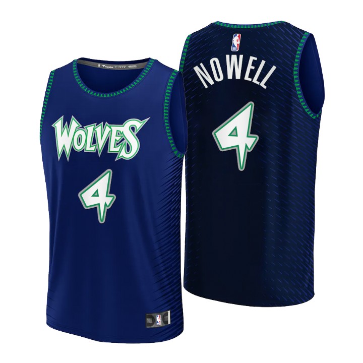 2021-22 Minnesota Timberwolves Jaylen Nowell Replica Jersey City