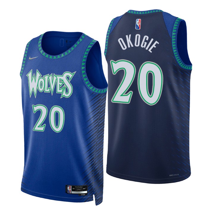 2021-22 Minnesota Timberwolves Josh Okogie City 75th Anniversary Jersey