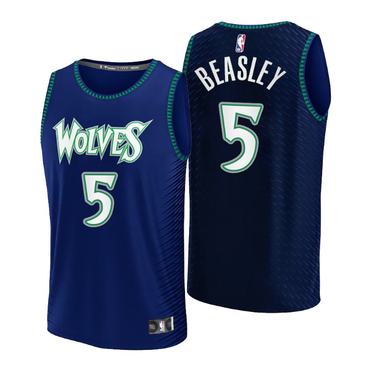 2021-22 Minnesota Timberwolves Malik Beasley Replica Jersey City