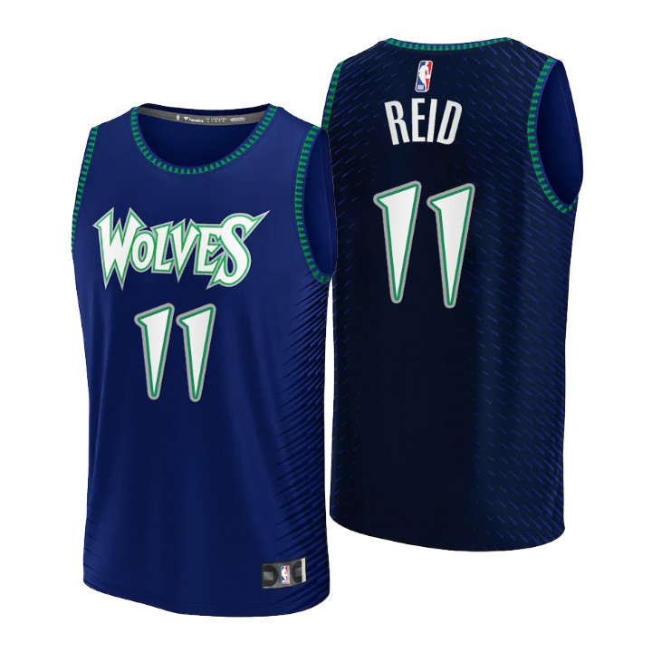 2021-22 Minnesota Timberwolves Naz Reid Replica Jersey City