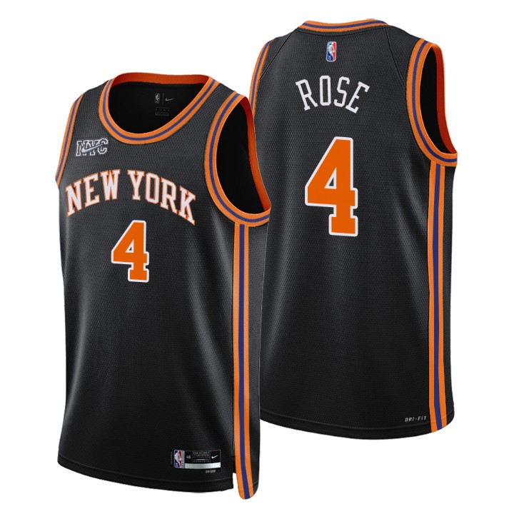2021-22 New York Knicks Derrick Rose City 75th Anniversary Jersey
