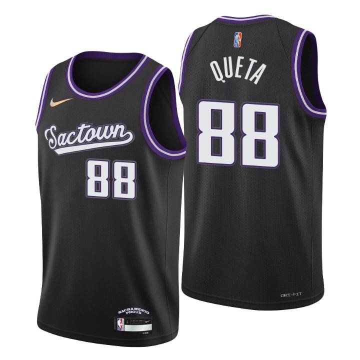 2021-22 Sacramento Kings Neemias Queta City 75th Anniversary Jersey