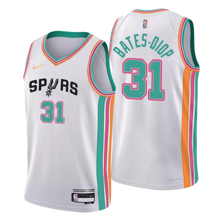 2021-22 San Antonio Spurs Keita Bates-diop City 75th Anniversary Jersey