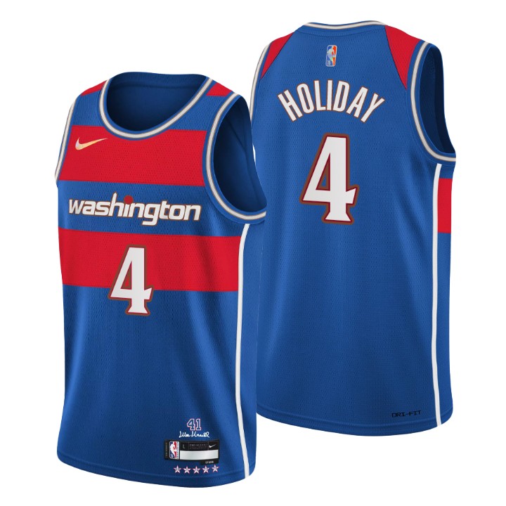 2021-22 Washington Wizards Aaron Holiday City 75th Anniversary Jersey