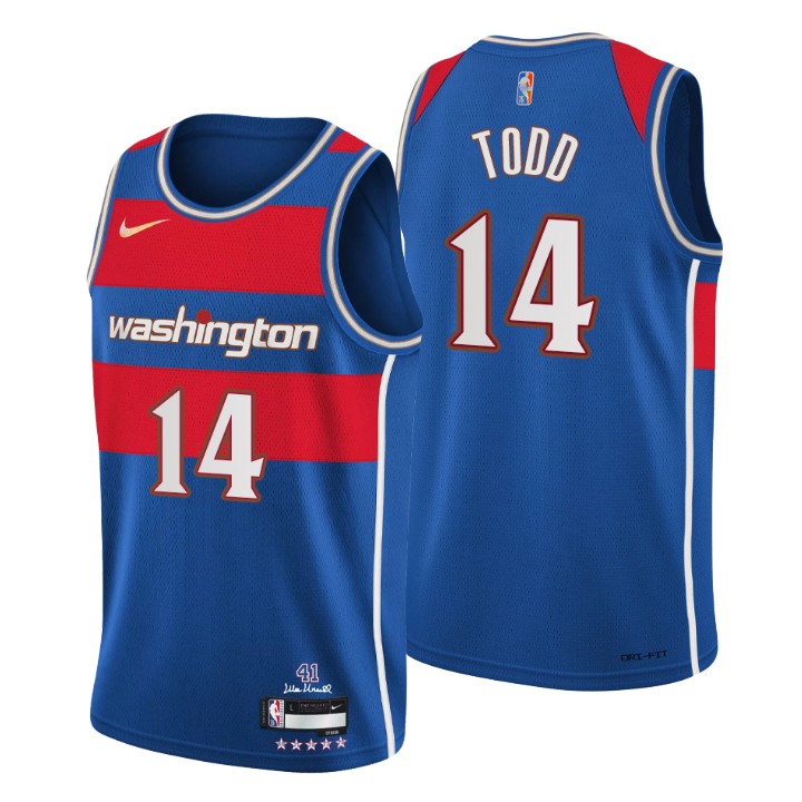 2021-22 Washington Wizards Isaiah Todd City 75th Anniversary Jersey